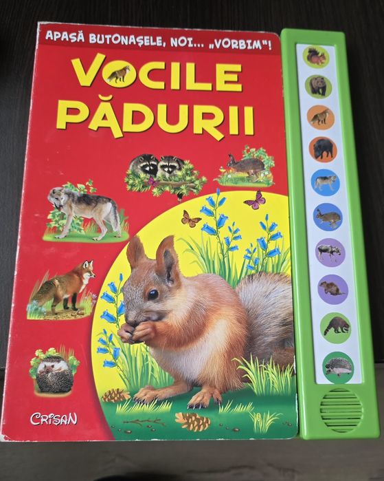 Carti cu animale - Vocile padurii cu sunete/Animale din toata lumea/Re