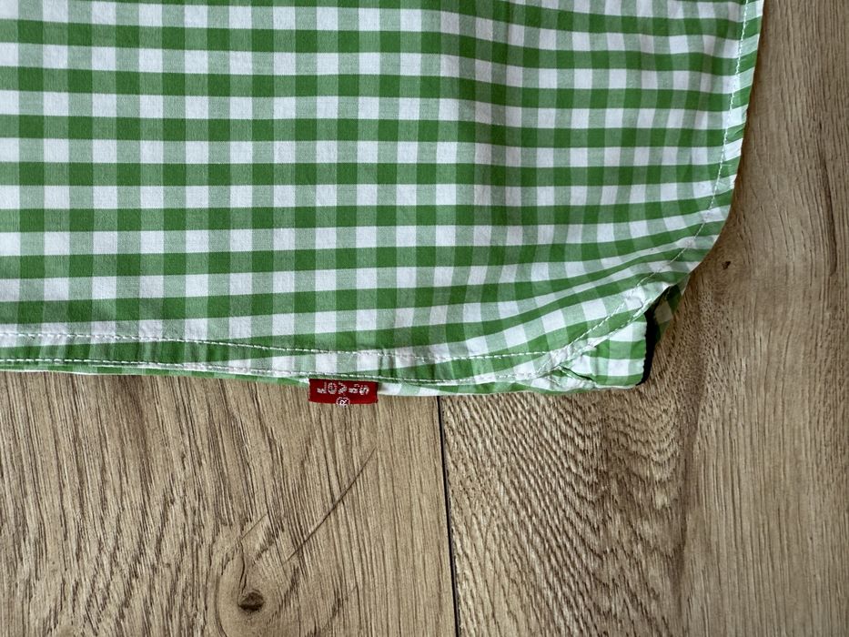 Camasa LEVIS Maneca Scurta Carouri Western Verde Barbati | Marime L