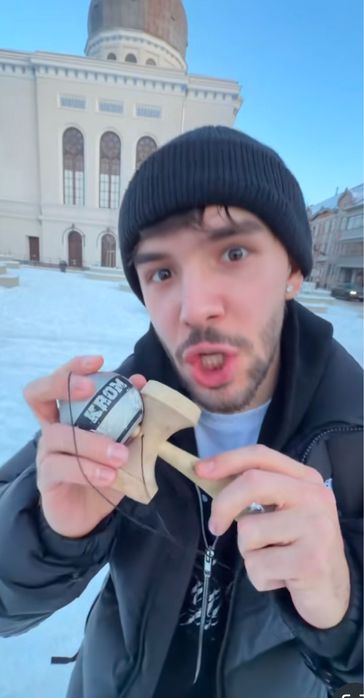 kendama NOU NOUTA krom strogo (nelansata) cu ken beech lambo shape