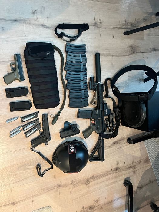 Oberland m7 Airsoft modificat! Plus Colt Glock defect!