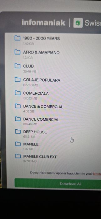 Vând pachet muzica pentru DJ de 77 GB