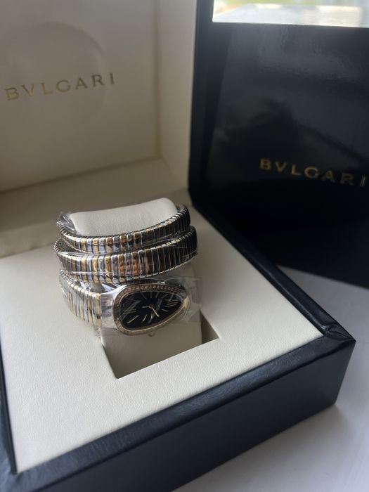 Часы змейка bvlgari