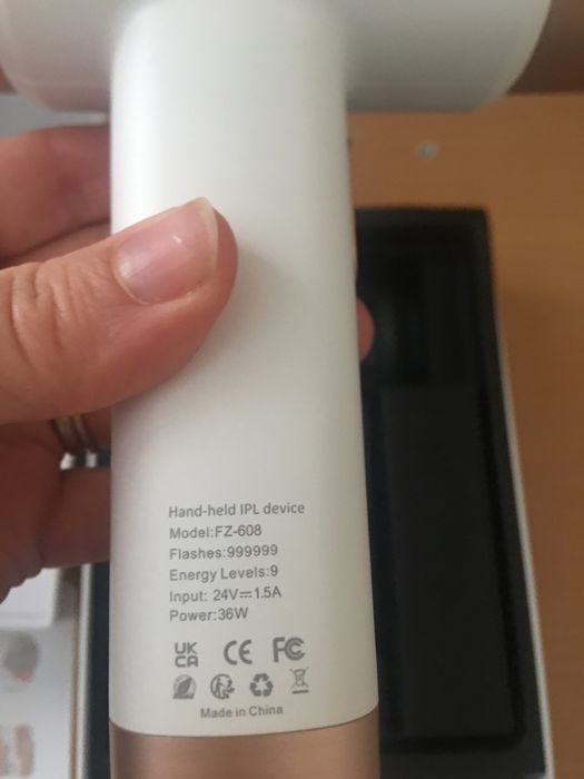 IPL epilator laser