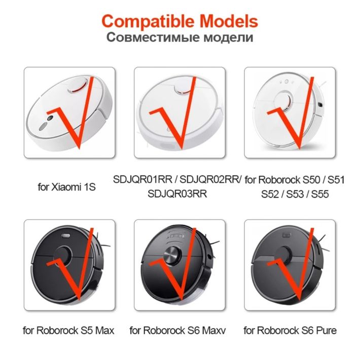 Фильтры аксессуары для пылесоса xiaomi roborock
