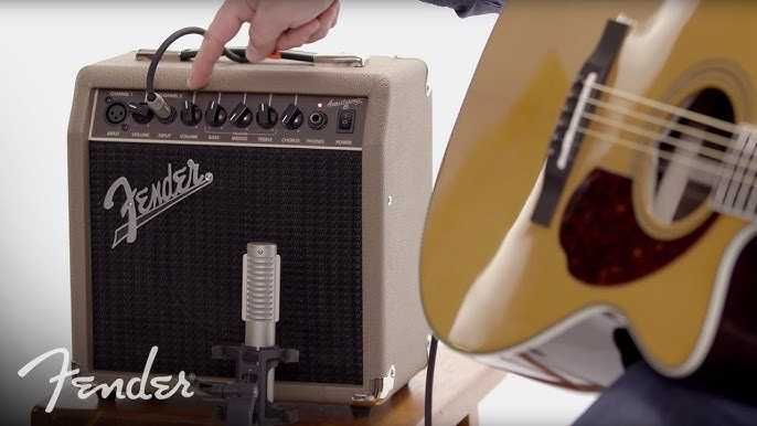 Продавам комбо усилвател Fender Acoustasonic 15W Acoustic Amp