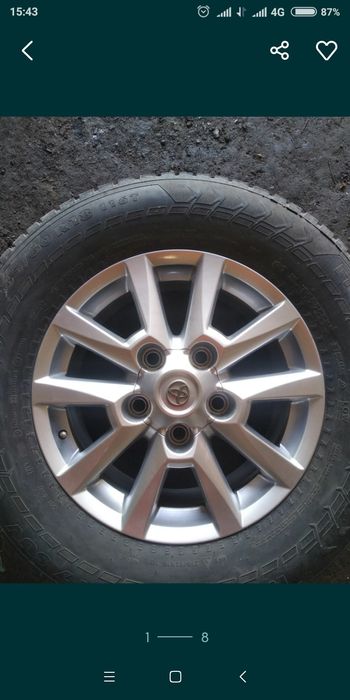 Дискис зимней резиной 285/60/18 Nokian Hakkapelitа