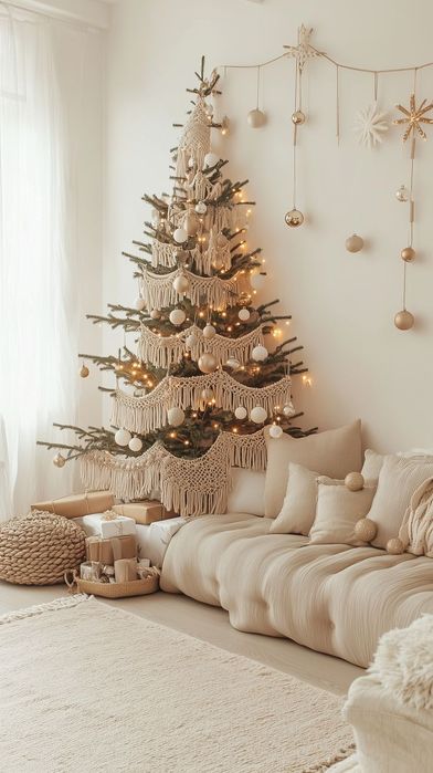 Плетёная интерьерная Ёлка