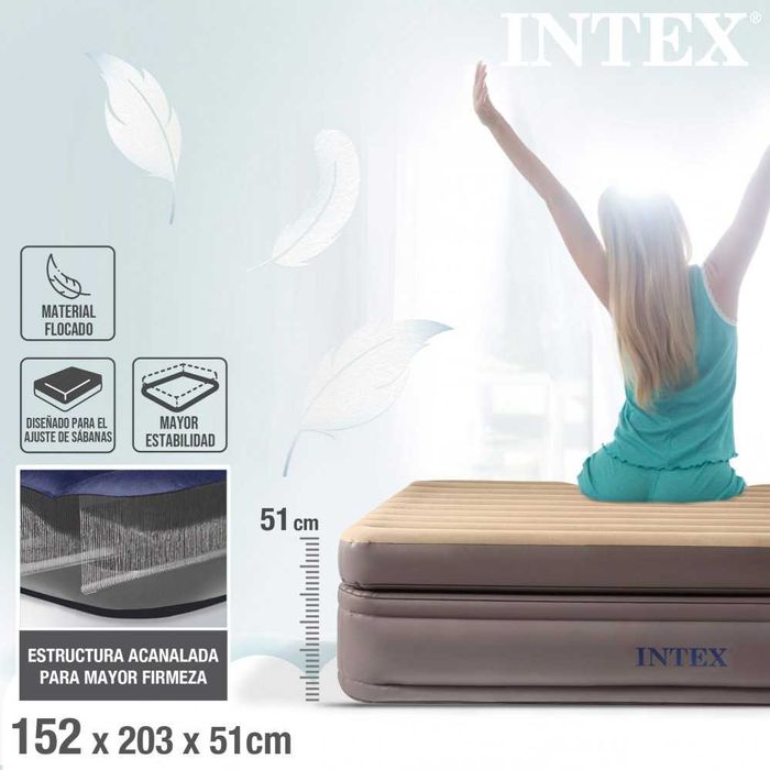 Кровать надувной-191х99х51 см. Intex-64162 Доставка бесплатно