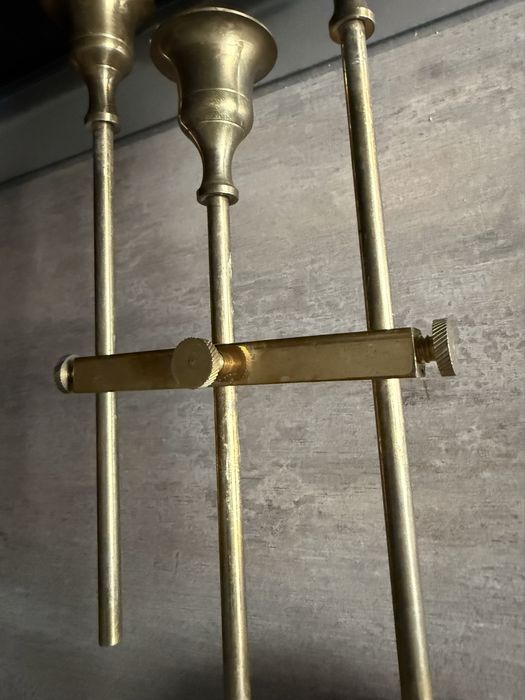 Candelabru ajustabil din alama