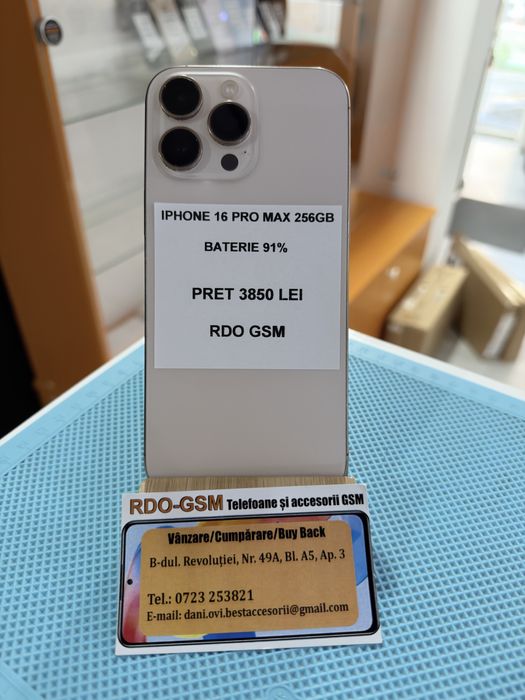 Iphone 16 Pro Max 256Gb Neverlock/Garantie