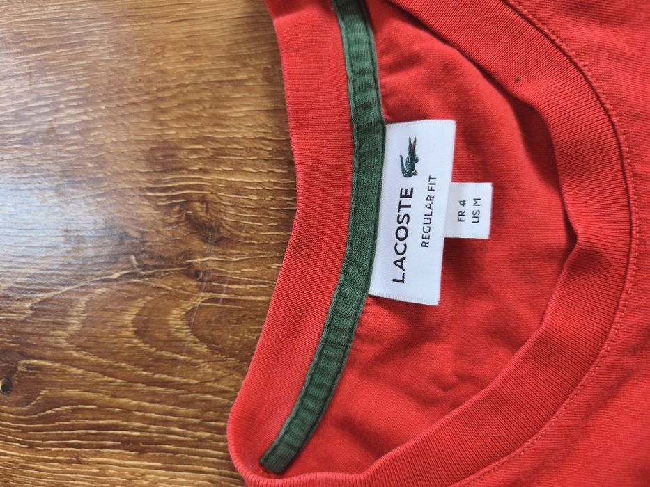 Lacoste тениска – червена, размер M