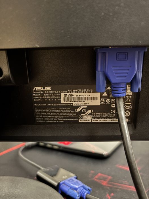 Monitor ASUS VW222U, 22INCH