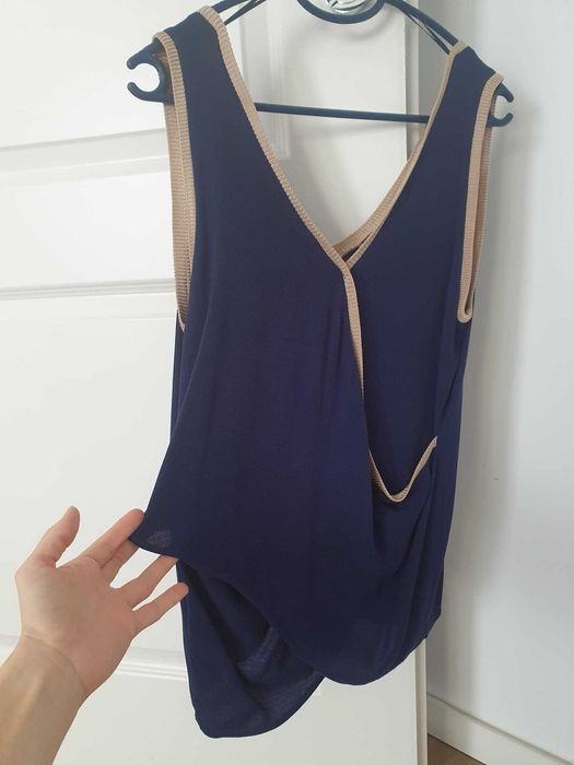 Top (tricou model deosebit) Massimo Dutti , marime S (36)