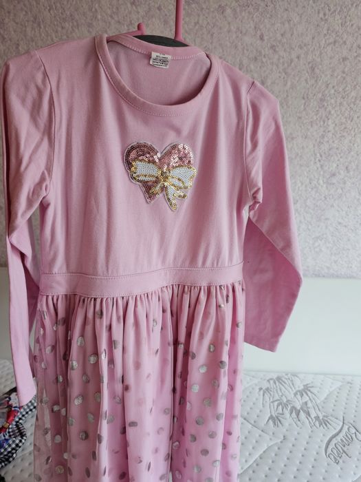 Сет рокли и жилетка размер 116см за 5г.