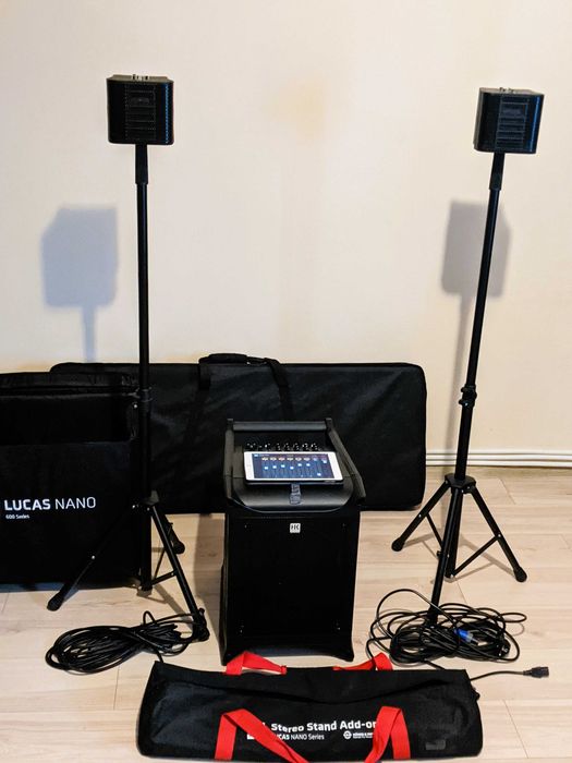 HK Audio Lucas Nano 608i Stereo System  - Volum Incredibil - Fidelitate - Control Ipad Air 2 - inclus