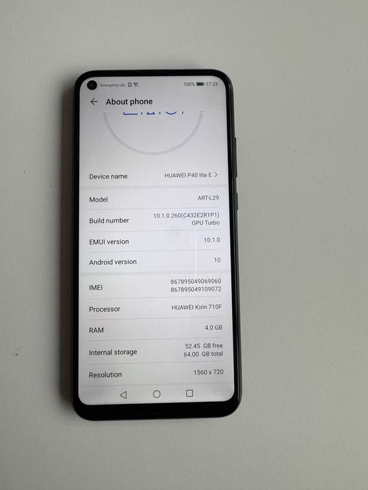 Huawei P40 Lite E Midnight Black 64GB