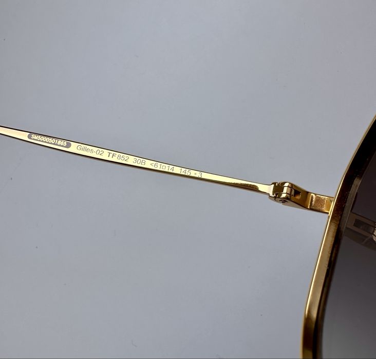 Tom Ford TF852  Gold Navigator – Оригинал, топ състояние