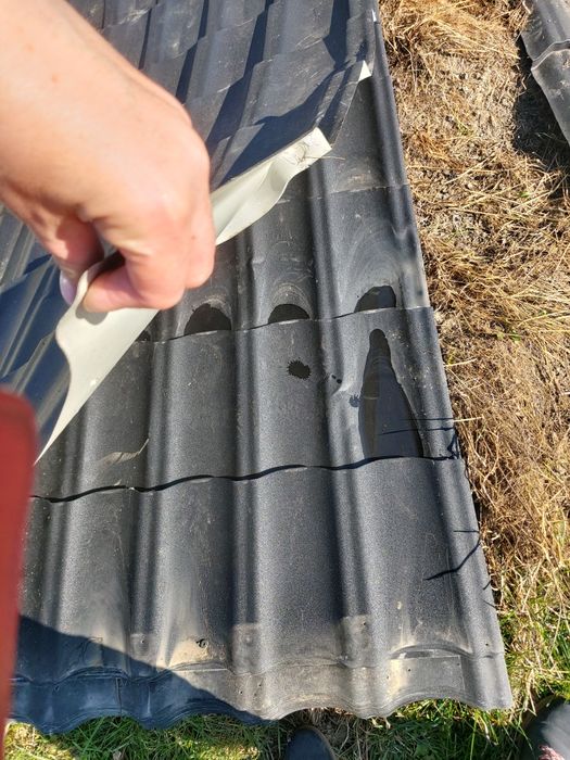 Tablă 120mp.culoare gri antracide stare optimă