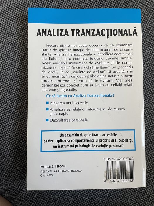 Analiza tranzactionala Rene de Lassus