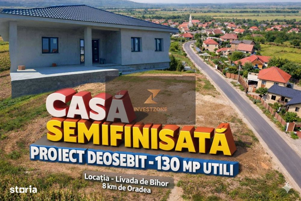 Casă cu proiect deosebit în Livada de Bihor
