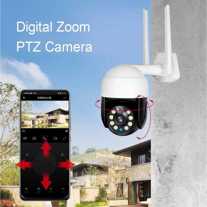 Безжична охранителна PTZ IP камера PIX-LINK K268, WiFi