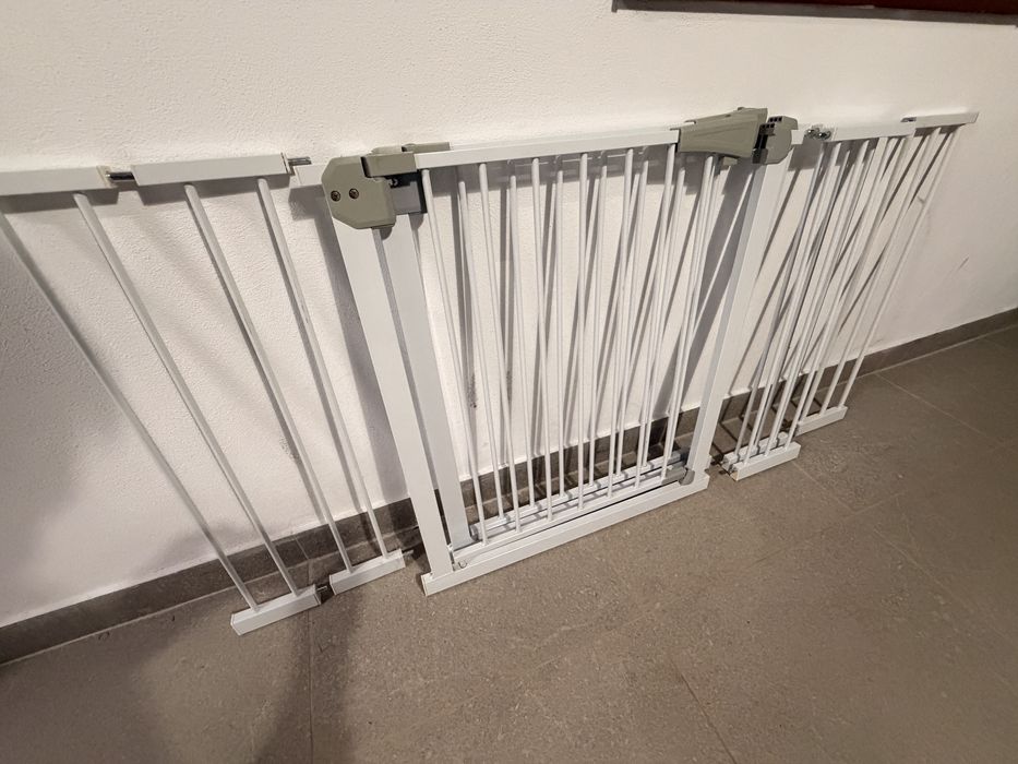 2 x Poarta siguranta copii/bebelusi – extensibile 74-145 cm, cu extensii