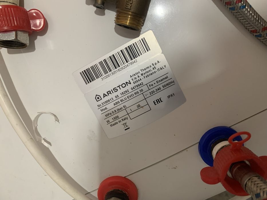 Водонагреватель Ariston ABS Blu Evo Rs 30