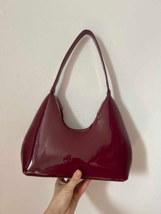 Чанта цвят burgundy