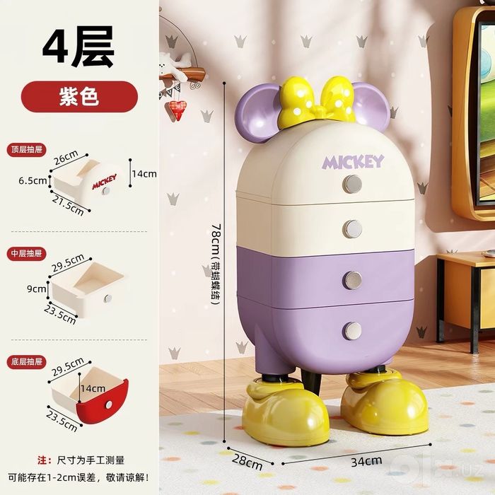 Комод для детской комнаты, комод для детских вещей. Mickey mouse kamod