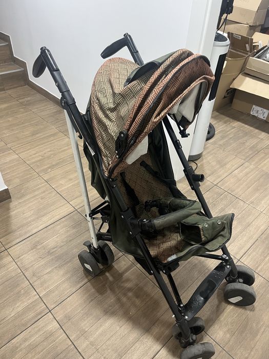 Лятна бебешка количка Lorelli зелена