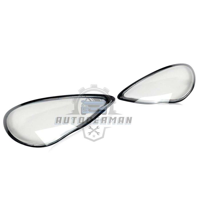 Капаци фарове Porsche Panamera 2011 2012 2013 2014 стъкло за фар Порше Панамера Xenon капак фар лупа фарова маска прозрачно стъкло фарове капак