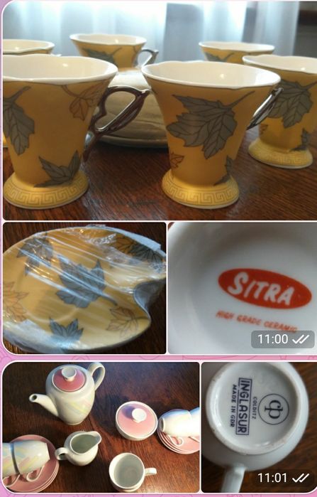 Сервизы столовые, кофейные