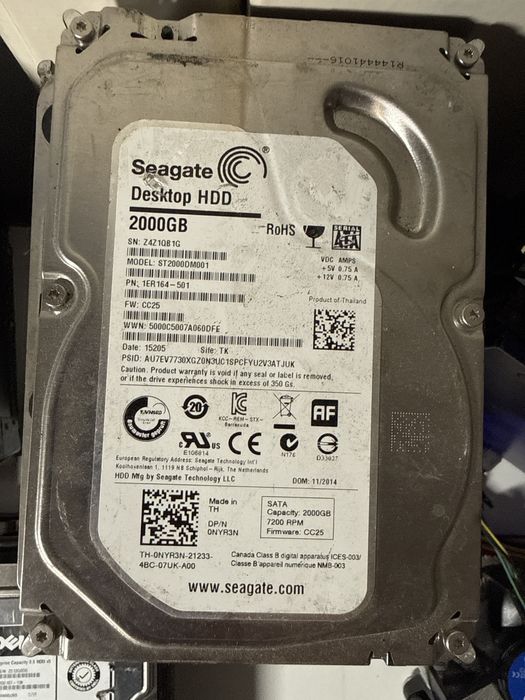 Lot hard disk uri diferite capacitati, 1tb, 2tb, 3tb, 4tb