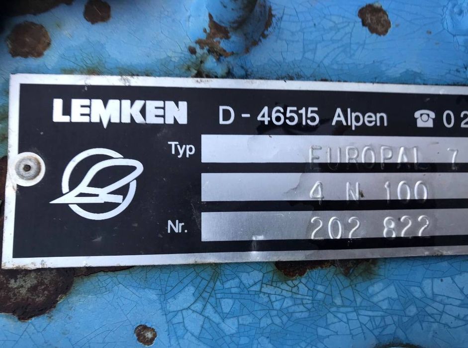Lemken europal 7 Sotiladi