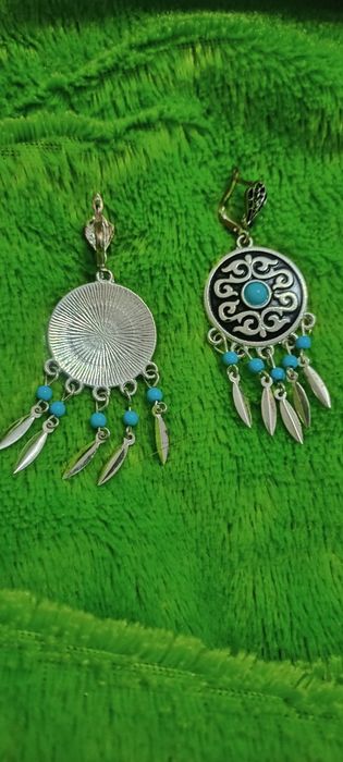 Серьги в казахском стиле