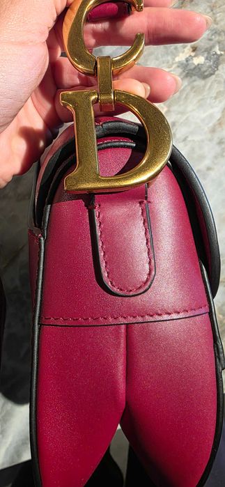 Dior Saddle Bag | Burgundy /с карта
