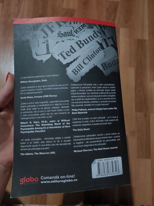 Carte Înțelepciunea psihopatilor