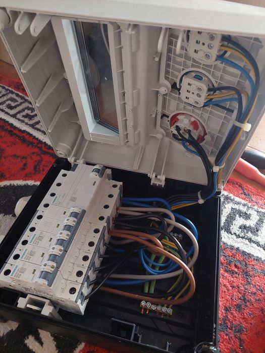 Tablou electric Mennekes industrial cu sigurante și prize incluse