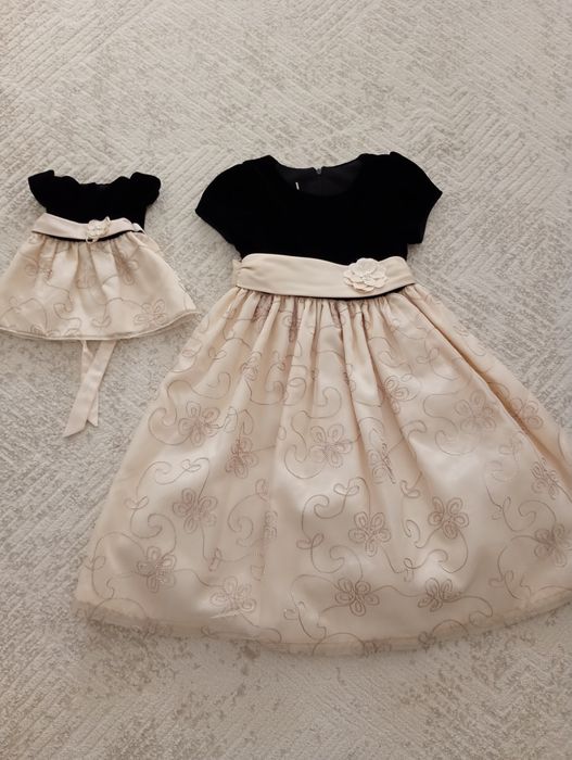 Rochie fetiță +rochiță papusa