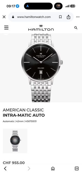 Hamilton American Classic Intra-Matic (Automatic) 42mm