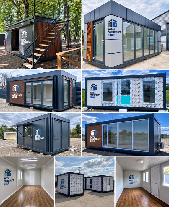 Container comercial cu vitrina la comanda