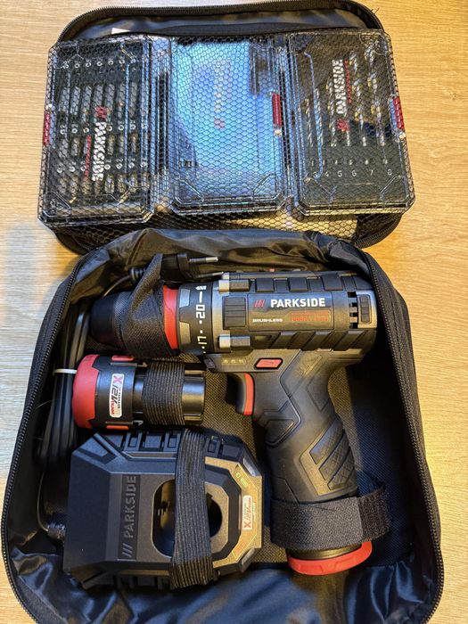 Filetanta Parkside Performance 43 piese + 2 acumulatori + incarcator ...