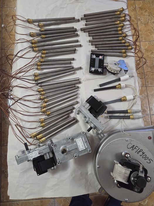 Piese centrale cu peleti ,bujii,ventilatoare ,motoreductoare