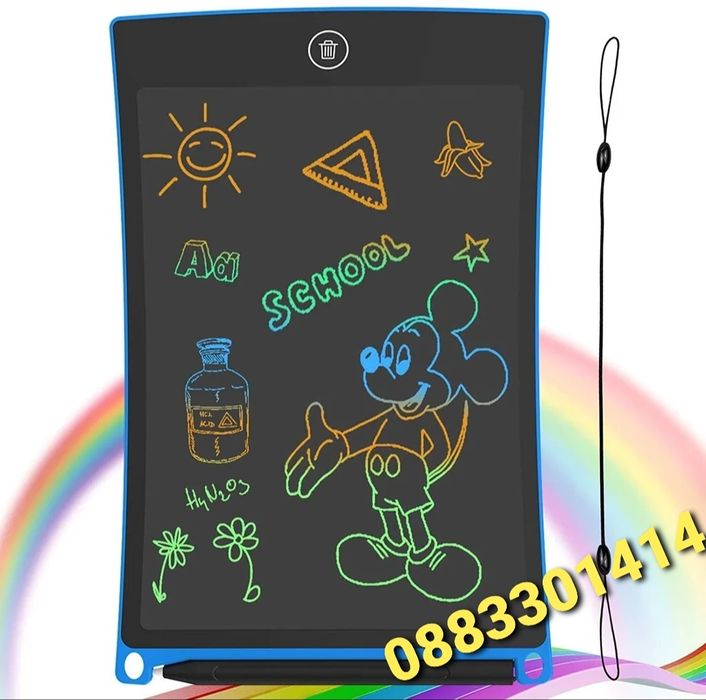 Детски цветен LCD таблет за рисуване С писалка