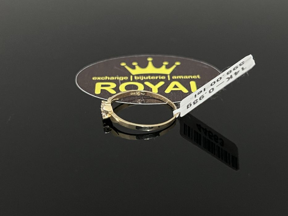 Bijuteria Royal CB: Inel dama aur nou 14k 0,93gr