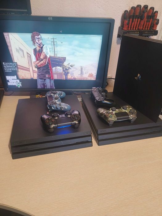 1Г Гаранция ! PlayStation 4 PS4 Pro 1TB SW 9.60 Sony плейстейшън игра