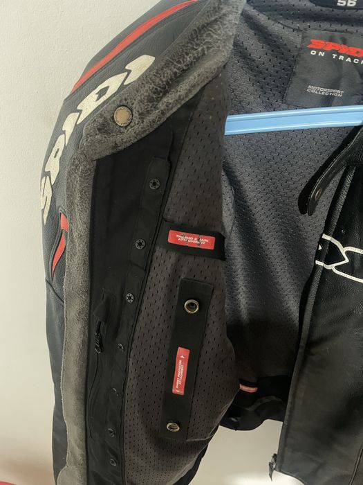 Оригинално мото яке SPIDI от естествена кожа – размер 56