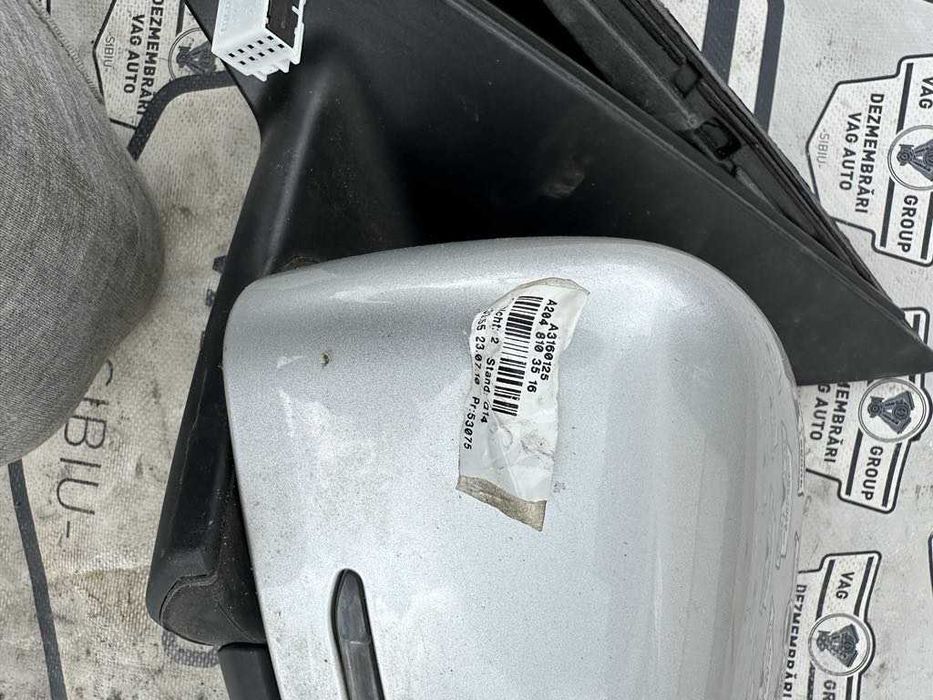 Oglinda Stanga Electrica Mercedes C Class W204 2007 - 2014 argintie