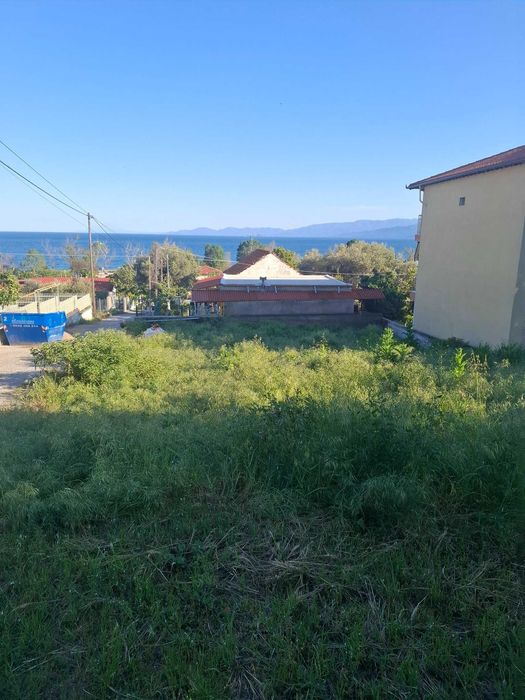 Продава парцел с прекрасна гледка море 400 м2 в Аспровалта, Гърция