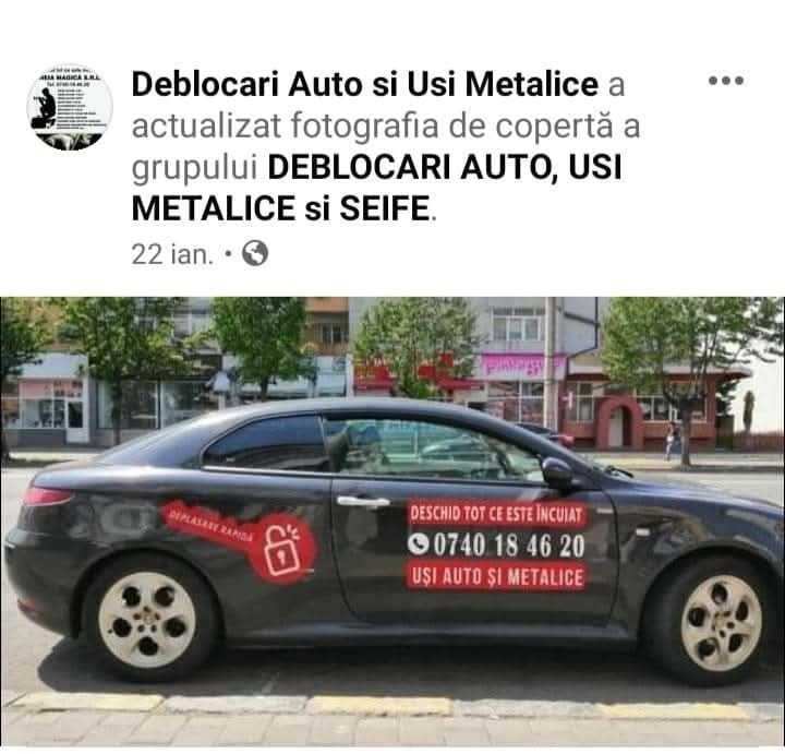 Lacatus Deblocari Usi metalice , Auto si seife ( case de bani )